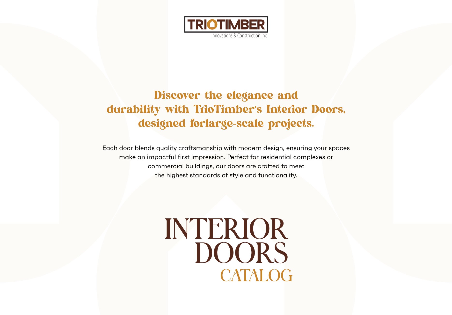 TrioTimber Interior Doors Catalog, page 2 of 22