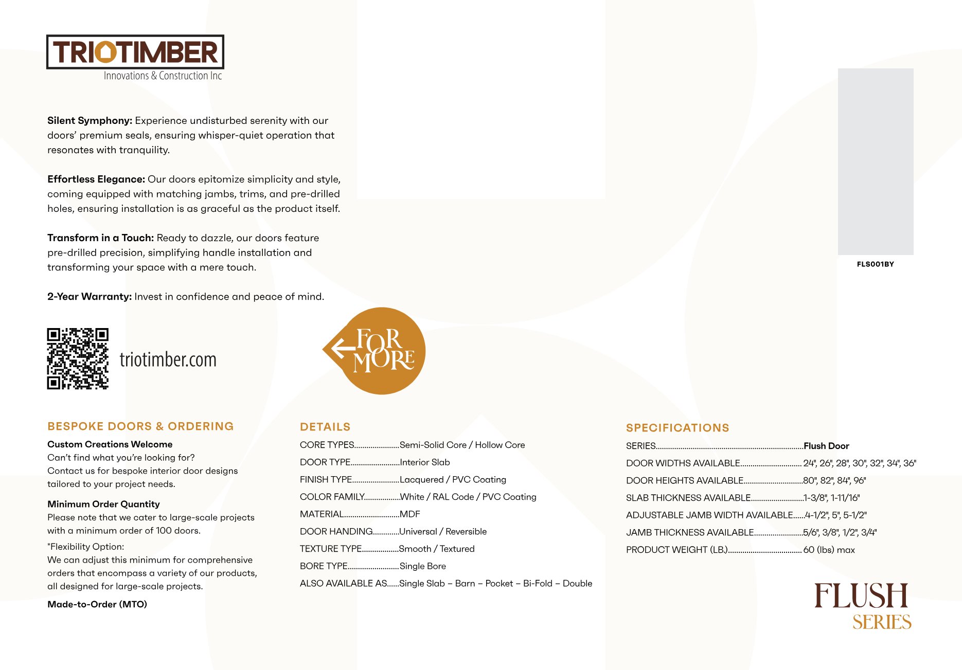 TrioTimber Interior Doors Catalog, page 4 of 22