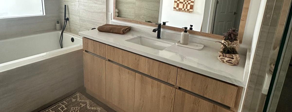 Custom bathroom remodel by TrioTimber — Greater LA & Orange County